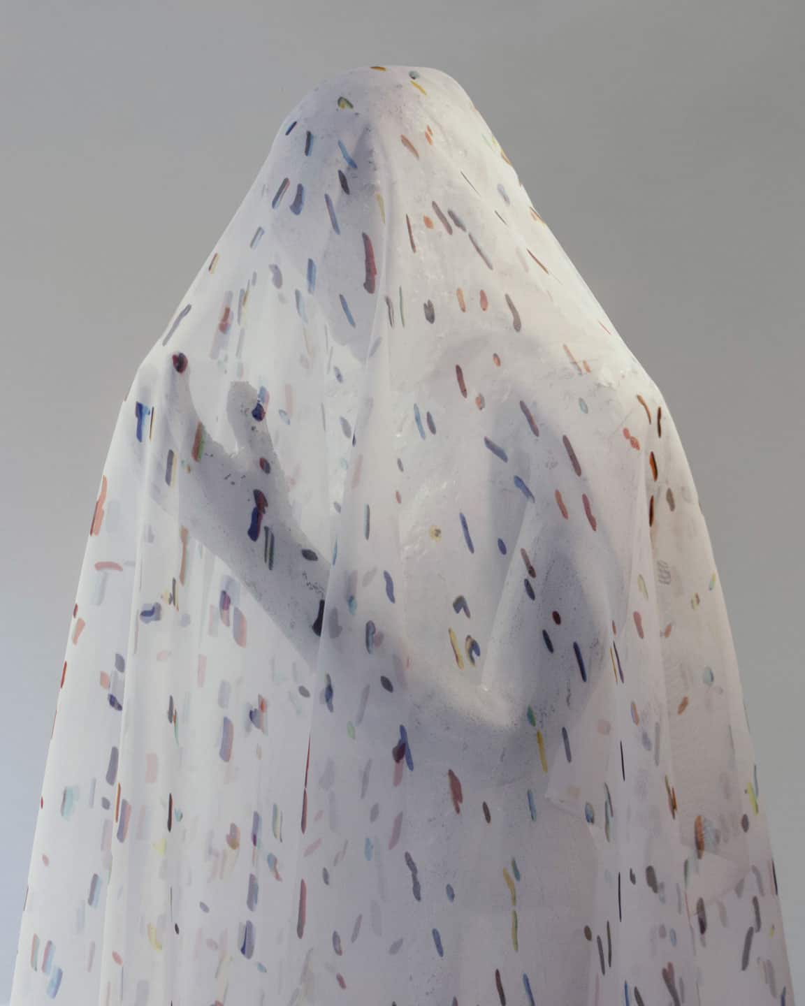 Alex Fischer, Lichen, 2013 detail at Dry Pixels and Wet Molecules, O'Born Contemporary